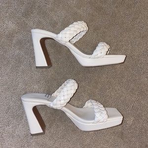 Jeffrey Campbell braided heels size 9 worn once
